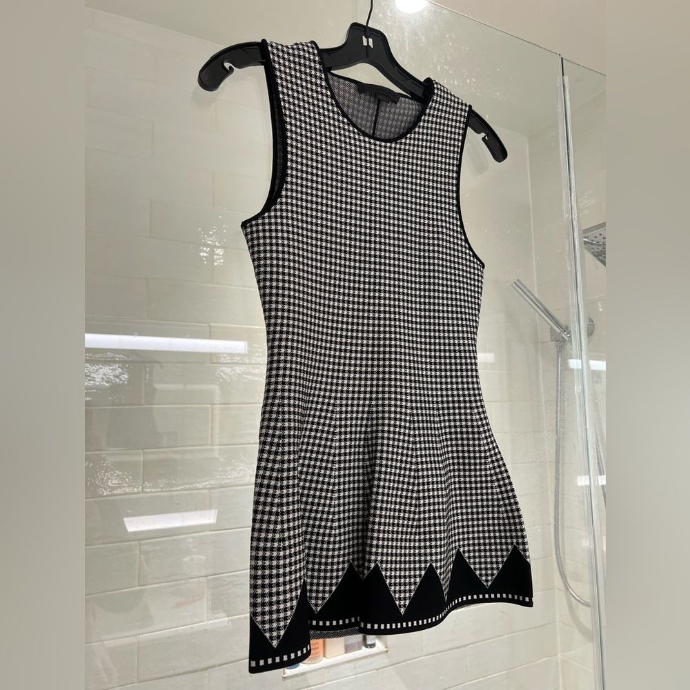 Alexander Wang Monochrome Houndstooth Top